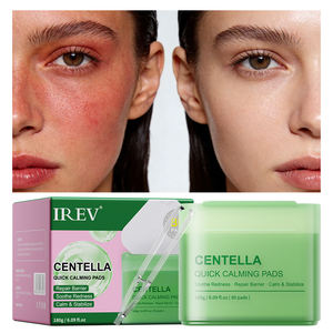 Pads de coton pour soins de la peau à la Centella Asiatica IREV, marque privée, apaisent les rougeurs et les gonflements, nettoyage en profondeur, boîte OEM. - Product Image 2