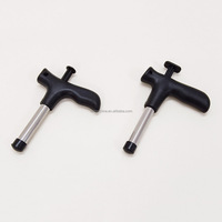 Ouvre-noix de coco en acier inoxydable avec outil de nettoyage intégré - Outil manuel à double taille pour ouvrir et nettoyer facilement les noix de coco