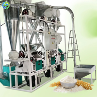 Machine à moudre le maïs et la farine de blé avec fonction d'emballage, avec prix