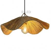 Luminaire suspendu en corde de chanvre, lustre moderne nordique pour salon, chambre, café, restaurant, modèle RP0342