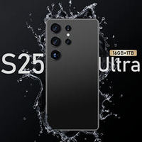 Smartphone S25 Ultra avec écran OLED HD 120Hz, Bluetooth V5.4, double SIM, 12 Go de RAM, 512 Go de stockage, Android 14, appareil photo arrière 108 MP, français