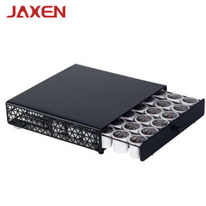 Soporte para 36 Cápsulas <span class=keywords><strong>Dolce</strong></span> <span class=keywords><strong>Gusto</strong></span>, Cajón <span class=keywords><strong>de</strong></span> Almacenamiento <span class=keywords><strong>de</strong></span> Cápsulas <span class=keywords><strong>de</strong></span> Café <span class=keywords><strong>de</strong></span> Metal con Ruedas, en Existencia - Product Image 6