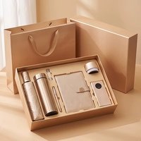 Ensemble cadeau de bureau multifonctionnel : carnet, gourde, chargeur, enceinte Bluetooth