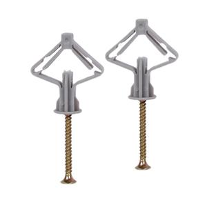 Gipsplaat Speciale M6 Vliegtuig Expansie Buis Plastic Vlinder Holle Muur Zelftappende Schroef Anker Bout Verwijderbaar Helder - Product Image 4