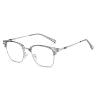 Lunettes de lecture fines dorées et grises 9300 pour femmes, presbytie, correction -2.50, vente en gros