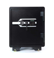 Caja fuerte ignífuga de 1 hora, caja fuerte biométrica digital antifuego resistente al fuego caja de seguridad digital para el hogar grande