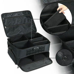 Organisateur de coffre de golf pouvant contenir 2 paires de chaussures avec rangement en té/balle/gant Casier de <span class=keywords><strong>voiture</strong></span> de golf étanche avec compartiments ventilés - Product Image 5