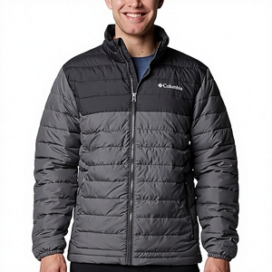 Men's Lightweight <b>Packable</b> Puffer <b>Jacket</b> Waterproof Winter Hood <b>Jacket</b> Custom <b>Packable</b> Quilted Puffer <b>Jacket</b> With Storage Pouch - Product Image 1