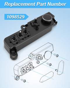 Interrupteur de commande de siège électrique conducteur avant gauche haute configuration 1098529 1098530 pour Tesla 3 2019-2020 et Tesla Y 2020-2023 - Product Image 3