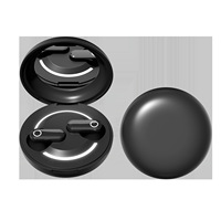 Écouteurs sans fil semi intra-auriculaires M162 TWS personnalisables, best-sellers, avec fonction miroir de maquillage et éclairage ambiant LED de la batterie
