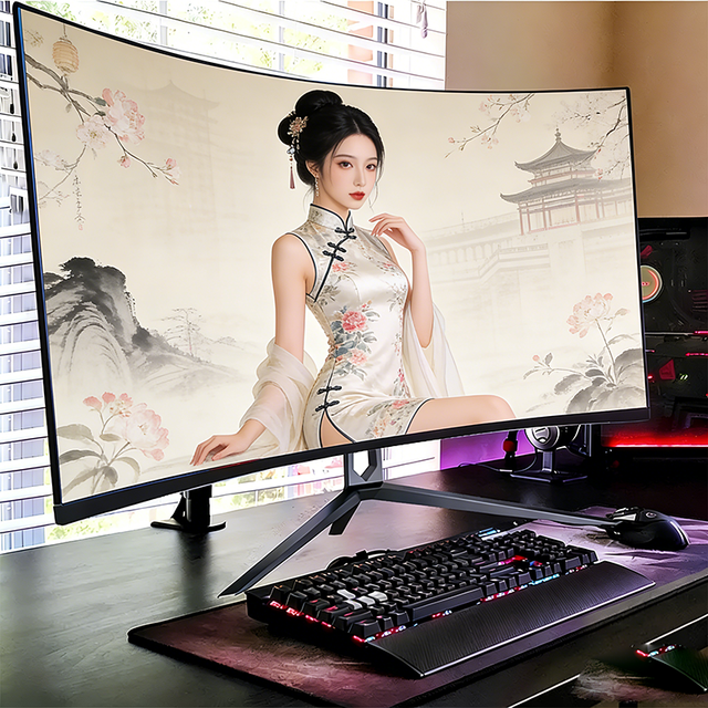 OEM ODM 49/40/38/19/34 Inch Curved 4K 5K 165Hz Super Wide LED Frameless Gaming Monitor with Speakers for Home Office Business