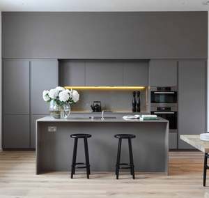 Gabinetes de Cocina Modernos Modulares de Estilo Europeo y Australiano, Ecológicos, de Madera Maciza, Paneles de Puerta de MDF, Colores Personalizables, Alta Calidad - Product Image 4