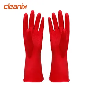 佛山卫生用品厂家长袖重型洗涤工业清洁橡胶手套