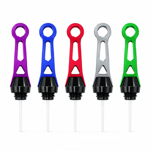 ก้านวัดระดับน้ำมัน CNC รุ่นใหม่ สำหรับ Giorno 125 Lead 125 ADV 160 Click 160 สีอะโนไดซ์ ของแท้จากโรงงาน  เกจวัดระดับน้ำมันมอเตอร์ไซค์ - Product Image 1