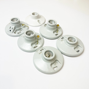 Portalámparas de Porcelana E26 de Cerámica de Alta Calidad con Certificación <span class=keywords><strong>Aota</strong></span>, 660W 250V, Base de Seguridad para Bombillas con 1 Año de Garantía - Product Image 2