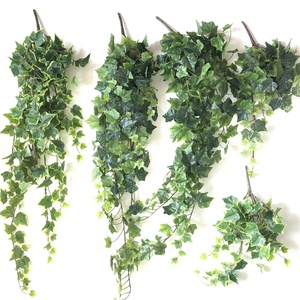E-3236 OEM Fiori Artificiali Fiori di Plastica Foglie di Edera Viti Decorativo Glicine <span class=keywords><strong>Verde</strong></span> Appeso edera Artificiale - Product Image 6