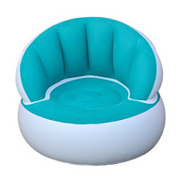 Canapé gonflable transfrontalier inclinable moderne et minimaliste pour bureau, maison et extérieur - Portable, dossier pliable pour enfants, écologique