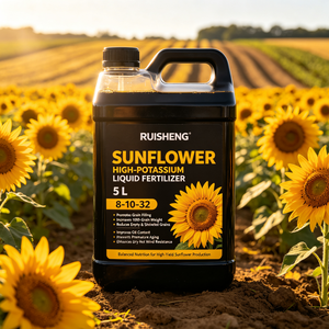 Ayçiçeği Özel Yüksek Potasyumlu Sıvı Su Çözünür Gübre 8 10 <span class=keywords><strong>32</strong></span> Verimi Artırır Boş Çekirdek Kabuklarını Azaltır - Product Image 4