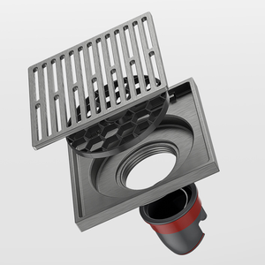 Desodorante de ducha lineal Tipos de desagüe de piso de acero inoxidable Fabricante Rejilla Ducha Escurridor de baño con colador de cabello - Product Image 1