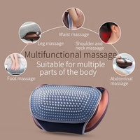 Soulagement musculaire de la douleur à la maison électrique épaule profonde pétrissage des tissus Shiatsu chaleur oreiller de pied Massage dos cou masseur