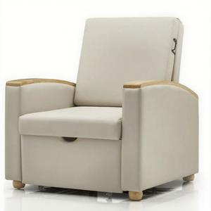 Lit pliant pour chambre d'hôpital, canapé médical et soins aux personnes âgées, chaise VIP, meubles en métal durables - Product Image 4