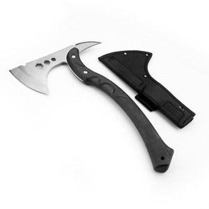 Tactical Pointed <b>Axe</b> Carbon Steel Head Plastic <b>Handle</b> Survival Tomahawk Industrial Grade Outdoor Use - Product Image 3