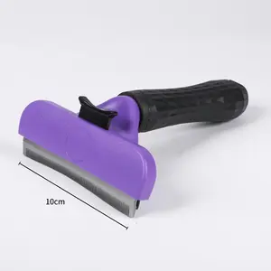 Pet Grooming Tool Wide Brush Double Sided Shedding Dematting Undercoat Rake Comb For Dogs And Cats