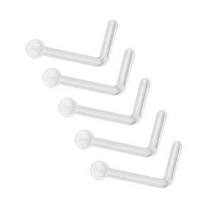 <strong>Piercing</strong> Set Supplies 50pcs/set Clear <strong>Piercing</strong> <strong>Retainers</strong> Flexible Bioflex Acrylic Eyebrow Tongue Barbells Piercings Set - Product Image 2