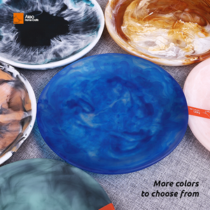 ชุดชามสลัดและจานสำหรับบ้านโรงแรมร้านอาหารถาดเสิร์ฟทำจากเรซินขัดเงามากทำมือปรับแต่งได้ทันสมัย - Product Image 5