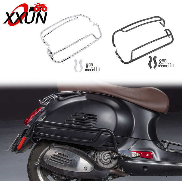 XXUN Motorcycle Highway Crash Bar Engine Guard Frame Falling Protector Bumper for VESPA GTS 125 300 GTV 300 2007-2022