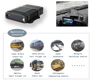 Gps 3g 4g wifi H.265 CMSV6 flota plataforma <span class=keywords><strong>de</strong></span> gestión <span class=keywords><strong>de</strong></span> 4 canales HDD IPC público bus dvr - Product Image 2