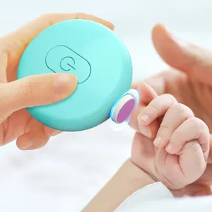 Lima de uñas eléctrica para bebé, cortauñas para bebé, cortador de uñas seguro para los dedos y las uñas de los pies