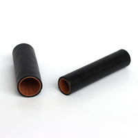 Estuche Humidor para Cigarros Pequeños, Negro, para un Solo Cigarro, Resistente a Golpes, para Viaje