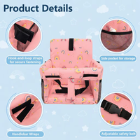 Housse de poussette 3-en-1, housse de chaise haute pour bébé, siège rehausseur pour tout-petit – Vente directe usine OEM/ODM pour usage familial en week-end