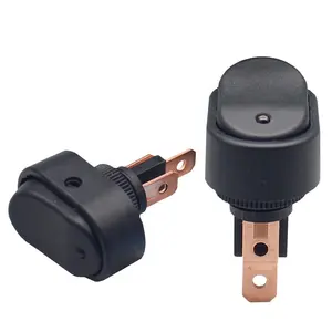 Interruptor basculante de luz LED de punto de encendido y apagado para coche, 12V, 24V, 30A