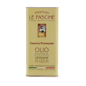 Aceite de Oliva Virgen Extra Clásico Provenzal Italiano de Alta Calidad para Cocinar o Aderezar, Lata de 5L - Product Image 1