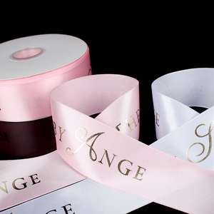 Nhà Máy Bán buôn in polyester <span class=keywords><strong>ribbon</strong></span> với logo <span class=keywords><strong>2inch</strong></span> satin <span class=keywords><strong>Ribbon</strong></span> hoa băng cho bánh trang trí - Product Image 4
