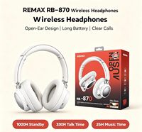Remax P9 Over-Ear untuk Headphone ENC Peredam Kebisingan Panggilan, Musik DJ, Olahraga, Headset Nirkabel