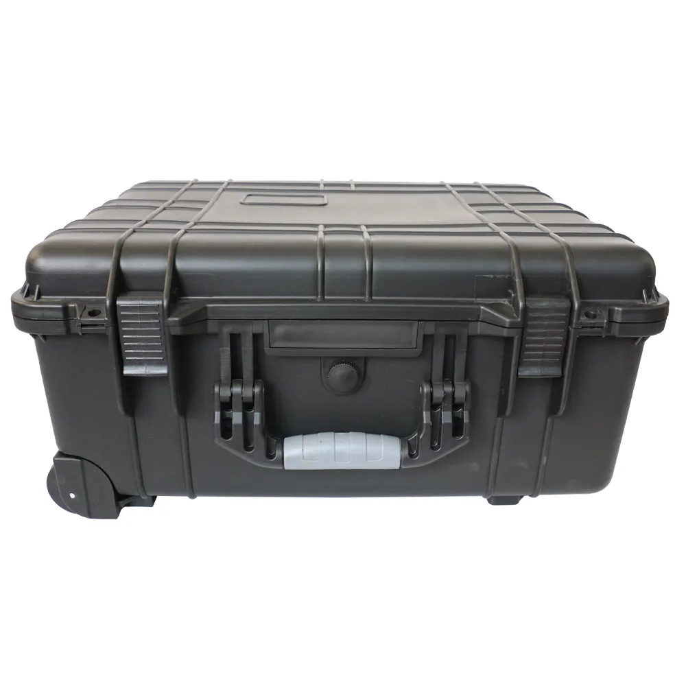 Waterproof Shockproof trolley Hard Plastic Equipment Tool Case with wheels Plastic Case with Customized Foam