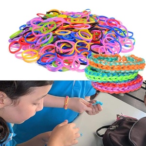 Hơn 3700 Dây Cao Su Đầy Màu Sắc Phát Sáng Trong Bộ Tối Cho <span class=keywords><strong>DIY</strong></span> Hand Knitter Sáng Tạo Nghệ Thuật Và Thủ Công Quà Tặng Trẻ Em - Product Image 4