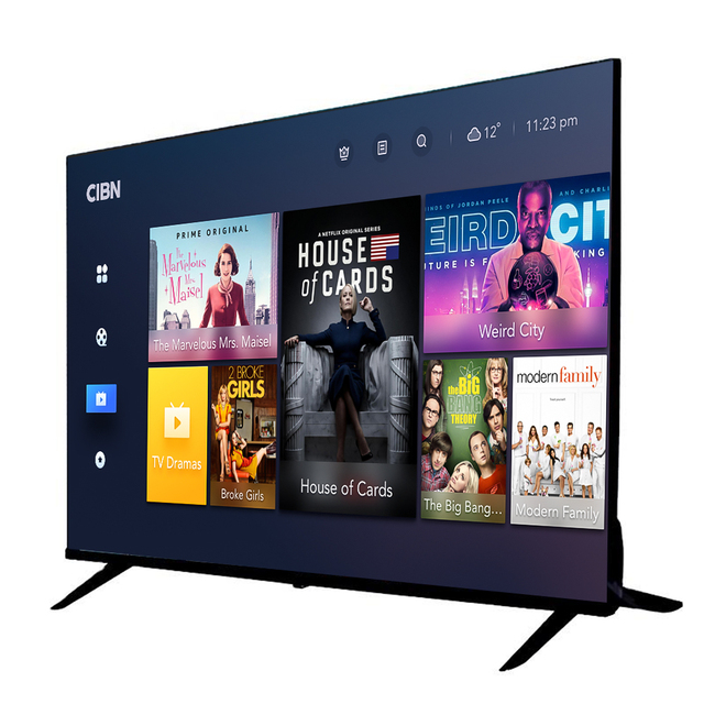 Large Ready Stock Electronic Goods Wholesale 4K UHD A+Grade Glass WiFi Android OEM CKD SKD 24-110Inch LED Television WebOS 120HZ