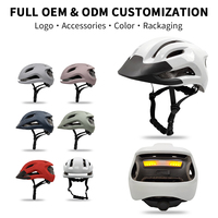Casque de vélo intelligent LED ODM avec clignotants, lentille magnétique, conception personnalisée, certifié CE, pour la conduite nocturne – Fabricant