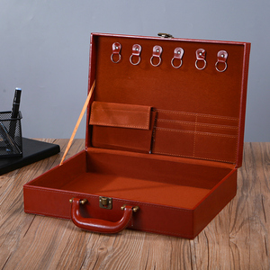 Boîte-cadeau d'outil clé de luxe personnalisée Boîte à outils de transfert en cuir PU avec l'avantage UV Fourniture ponctuelle de biens immobiliers par les fabricants - Product Image 2