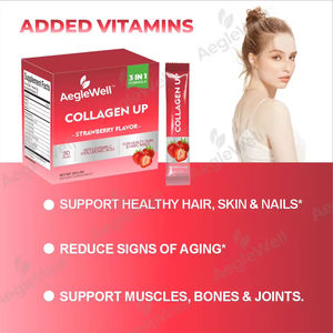 Suplemen Bubuk Kolagen Peptida Sapi Terhidrolisis AegleWell OEM untuk Mencerahkan Kulit dan Meningkatkan Kecerahan Minuman - Product Image 3