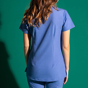 Uniforme Médico Ecológico de Talla Grande, Conjunto de Uniforme Tejido, Colores al por Mayor, Estilo de Uniforme para Enfermeras y Médicos de Hospital para Mujer - Product Image 5