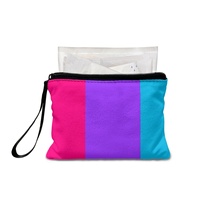 Pochette à monnaie en toile de polyester personnalisée Androgyne Gay Rainbow pour une utilisation quotidienne pratique, les voyages et les objets de collection à thème culturel