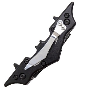 Mới nóng bán BAT Đen Thép đôi lưỡi dao di động kép lưỡi dao Chiến Thuật Gấp Dao - Product Image 4