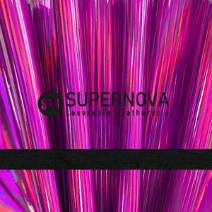 Cuero Holográfico Iridiscente de 12" x 24' para Grabado Láser, Rollos de Cuero Sintético Grabable por Láser al por Mayor para Logotipos Personalizados - Product Image 3