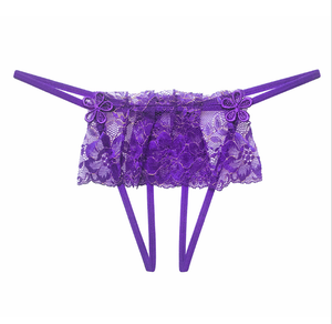 Bán buôn rất sexy G-<span class=keywords><strong>string</strong></span> xem qua ren thongs đồ lót trong suốt - Product Image 4