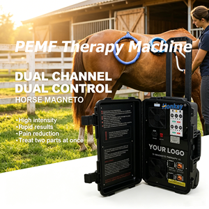 Máquina PEMF Portátil Certificada CE para Uso Equino, Reparación de Lesiones Deportivas, Mejora de la Vitalidad, Máquina de Terapia PEMF para Clínica Veterinaria - Product Image 1